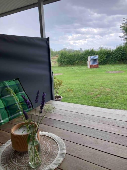 Ferienwohnung Nr. 1 Terrasse Bodden Kanu Bootssteg Zudar Eksteriør billede